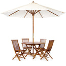 All Things Cedar 6 Piece Folding Table Set