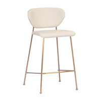 Sunpan Odesa Counter Stool Abbington Navy / Dillon Cream