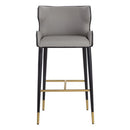 Sunpan Gianni Barstool - Dillon Cream-Dillon Thunder / Dillon Stratus-Dillon Black