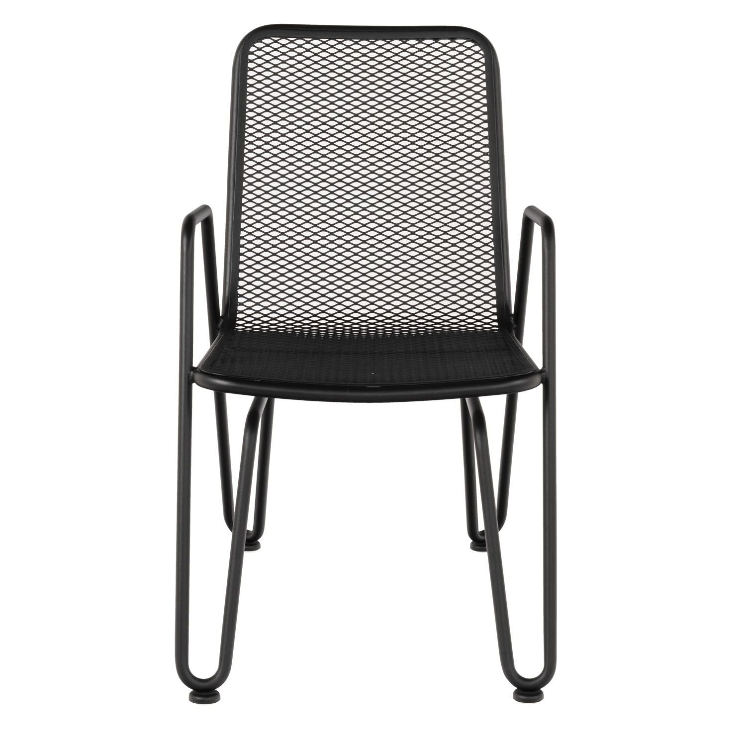 Woodard Turner Dining Armchair with Optional Cushion