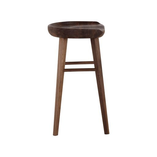 Sunpan Dominic Counter Stool in Black / Walnut / Light Oak