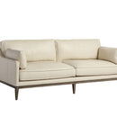 Sunpan Mackenzie Sofa - Astoria Cream Leather
