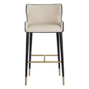 Sunpan Gianni Barstool - Dillon Cream-Dillon Thunder / Dillon Stratus-Dillon Black
