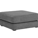 Sunpan Harmony Modular in Ottoman - Danny Dark Grey