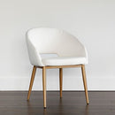 Sunpan Thatcher Dining Armchair Black - Antique Grey/Deep Green Sky/Gold Sky, Champagne Gold - Onyx/Snow