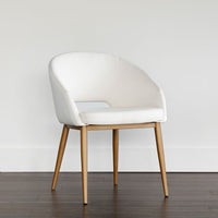 Sunpan Thatcher Dining Armchair Black - Antique Grey/Deep Green Sky/Gold Sky, Champagne Gold - Onyx/Snow