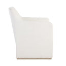 Sunpan Doreen Lounge Chair in Lux Brass - Diamond Mummy / Rubino White / Lux Moon Dust - Diamond Ocher