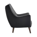 Sunpan Sorrel Lounge Chair Polo Club Kohl Grey Abbington Black / Polo Club Stone Antonio Charcoal