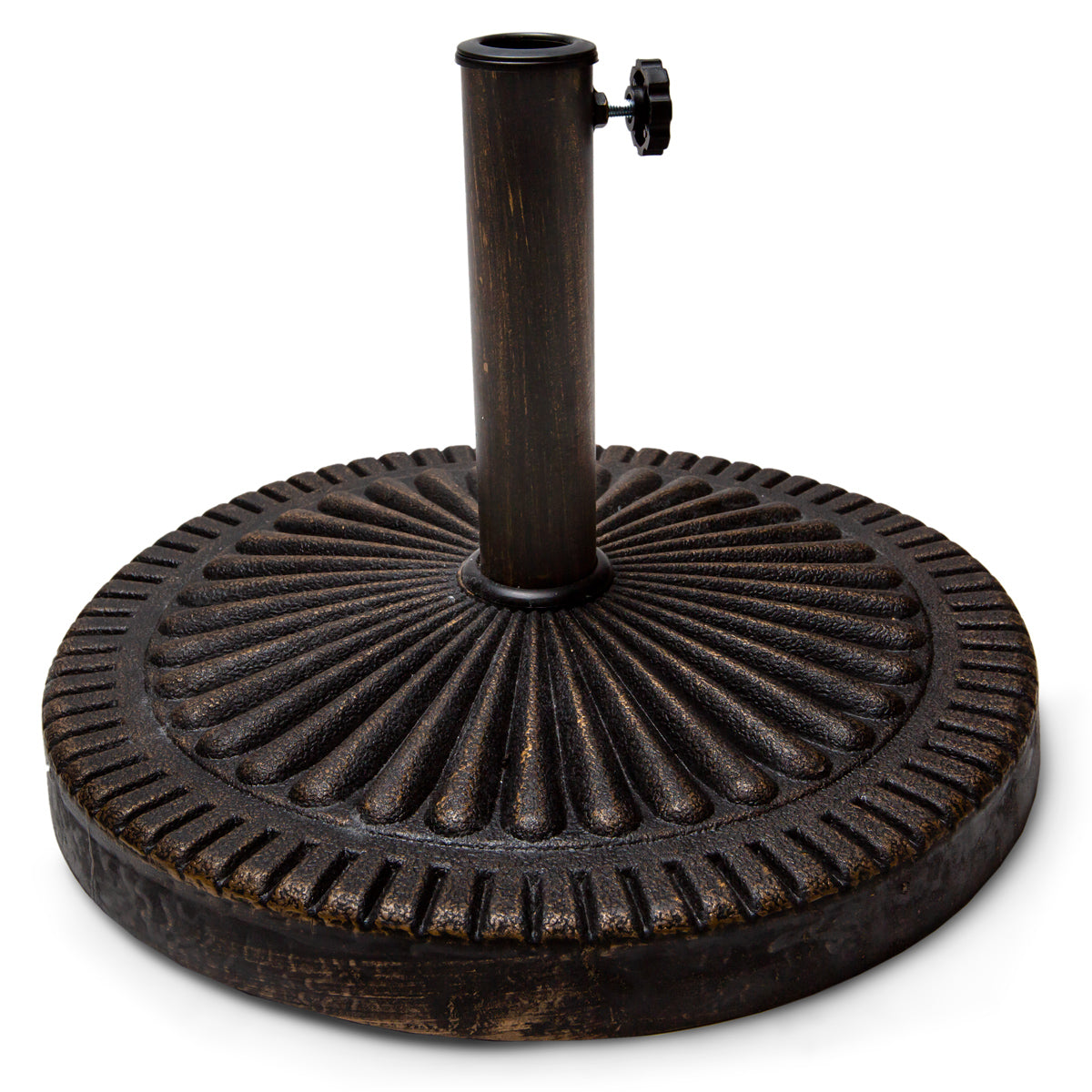 All Things Cedar 32 lbs Resin Coated Iron Umbrella Stand