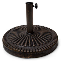 All Things Cedar 32 lbs Resin Coated Iron Umbrella Stand