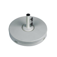 BFM Seating 70 pound - 20" Diameter Resin Coated Concrete Base In  Black/White/Bronze/Silver Mist Plastic Base