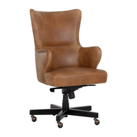 Sunpan Hubert Office Chair - Tobacco Tan