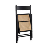Sunpan Livvy Folding Dining Chair - Black - Set of Two