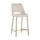 Sunpan Radella Counter Stool Bergen French Blue / Bergen Taupe