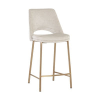 Sunpan Radella Counter Stool Bergen French Blue / Bergen Taupe