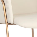 Sunpan Odesa Dining Armchair Abbington Navy / Dillon Cream