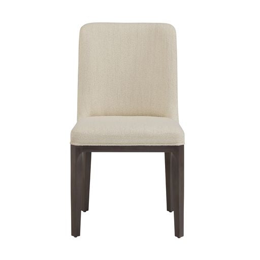 Sunpan Elisa Dining Chair in Grey Oak - Dazzle Cream / Naya Check Black / Light Oak - Mainz Cream