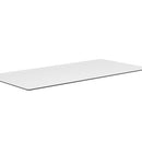 Sunpan Glass Dining Table Top Rectangular Clear in 86.5" / 96"