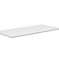 Sunpan Glass Dining Table Top Rectangular Clear in 86.5" / 96"