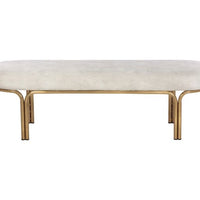 Sunpan Gwen Bench Nono Cream / Nono Shitake
