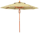 Woodard 9' Teak Market Umbrella