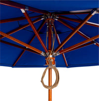 Woodard 9' Aluminum Market Umbrella with Auto-Tilt