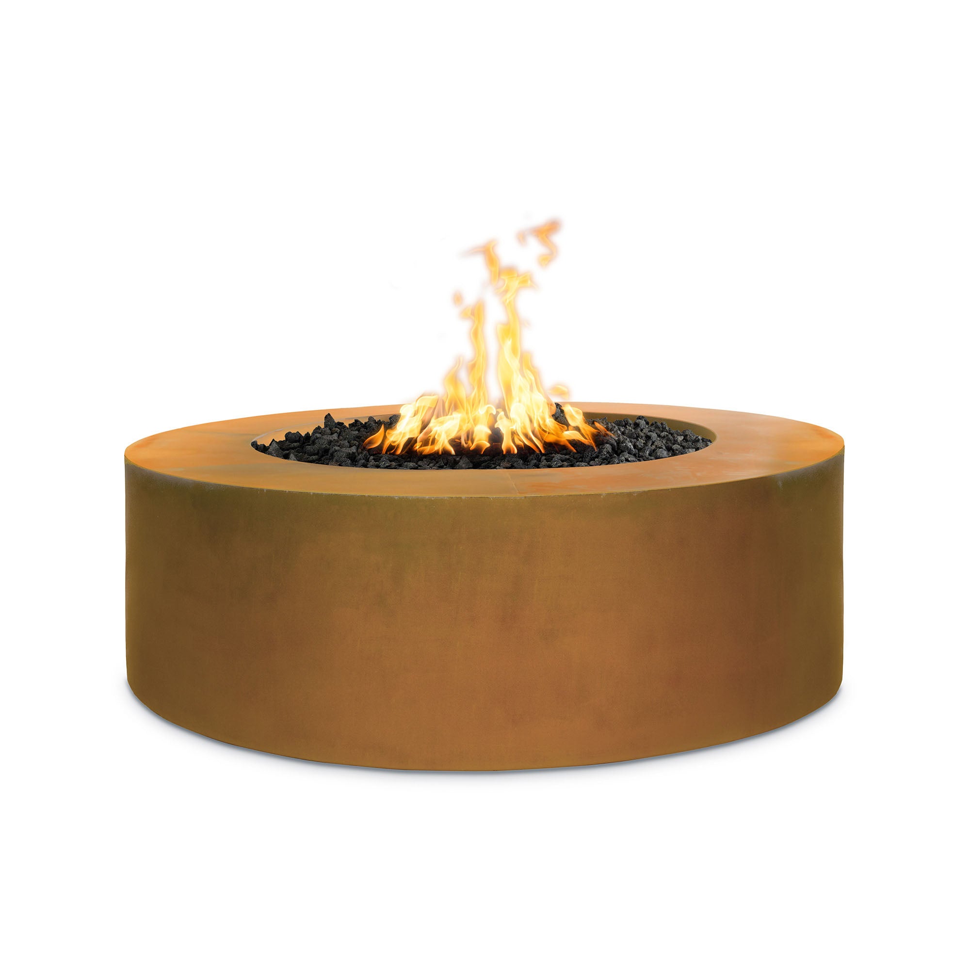 The Outdoor Plus Unity Fire Pit - 24" Tall - Corten Steel
