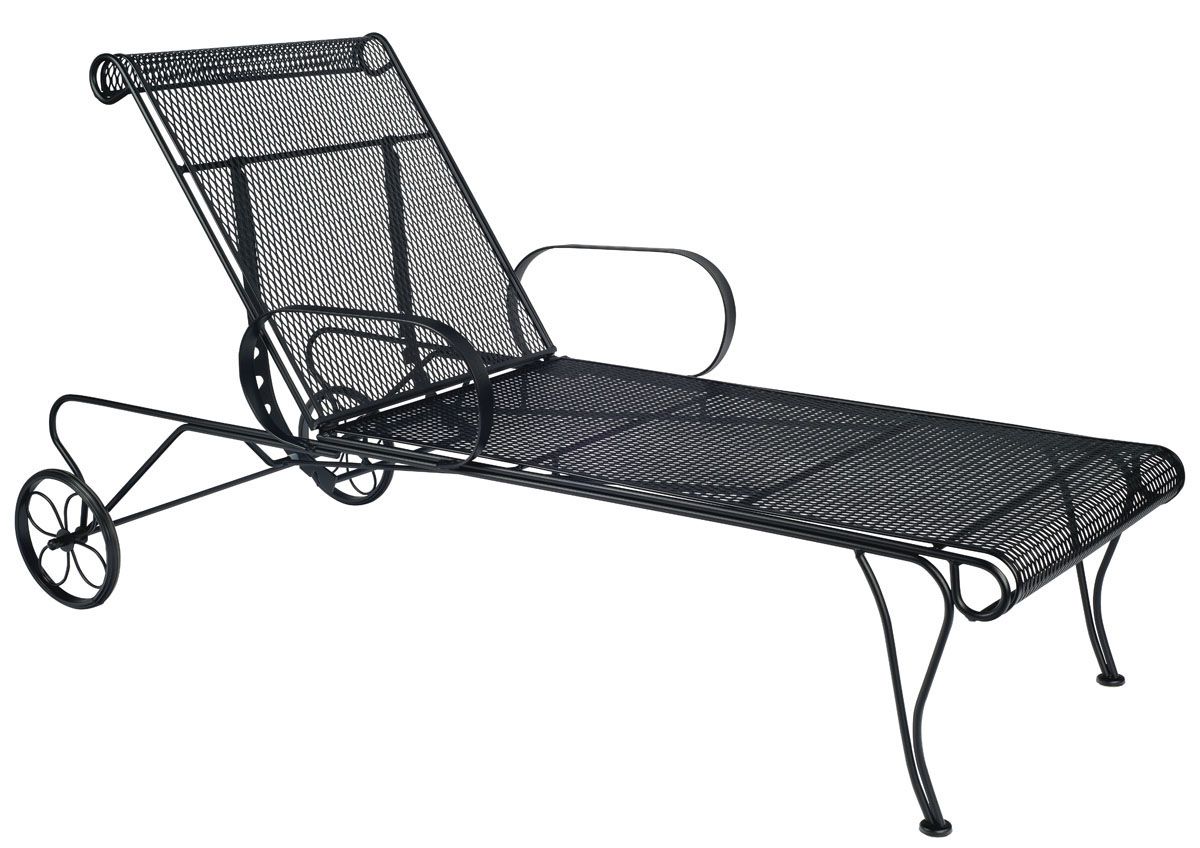 Woodard Et Cetera Universal Adjustable Chaise Lounge
