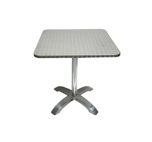 H&D Seating 31.5in Square Aluminum Folding Patio Table