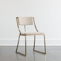 Sunpan Makena Dining Chair Monument Oatmeal / Pebble