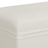 Sunpan Priscilla Bench - Linoso Ivory