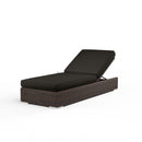 Sunset West Montecito Wicker Adjustable Chaise with Cushion