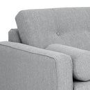 Sunpan Lautner Sofa Bed Chaise - Raf - Limelight Honey / Liv Dove
