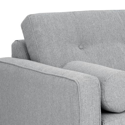 Sunpan Lautner Sofa Bed Chaise - Raf - Limelight Honey / Liv Dove