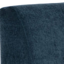 Sunpan Jaclyn Modular Armless Chair in Danny Dusty Blue / Egypt Light Grey-Danny Medium Grey