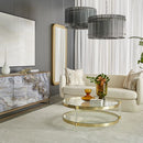Sunpan Valence Sofa in Maya White