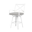 Sunset West Bristol Swivel Counter Stool with Cushion