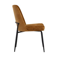 Sunpan Zeke Dining Chair Black - Bergen Marmalade - Set of Two