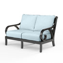 Sunset West Monterey Aluminum Loveseat with Cushion