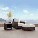Sunset West Montecito Swivel Rocker Club Chair with Cushion
