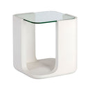 Sunpan Odis End Table Grey / White