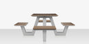 DecoScapes Vienna Square Picnic Table