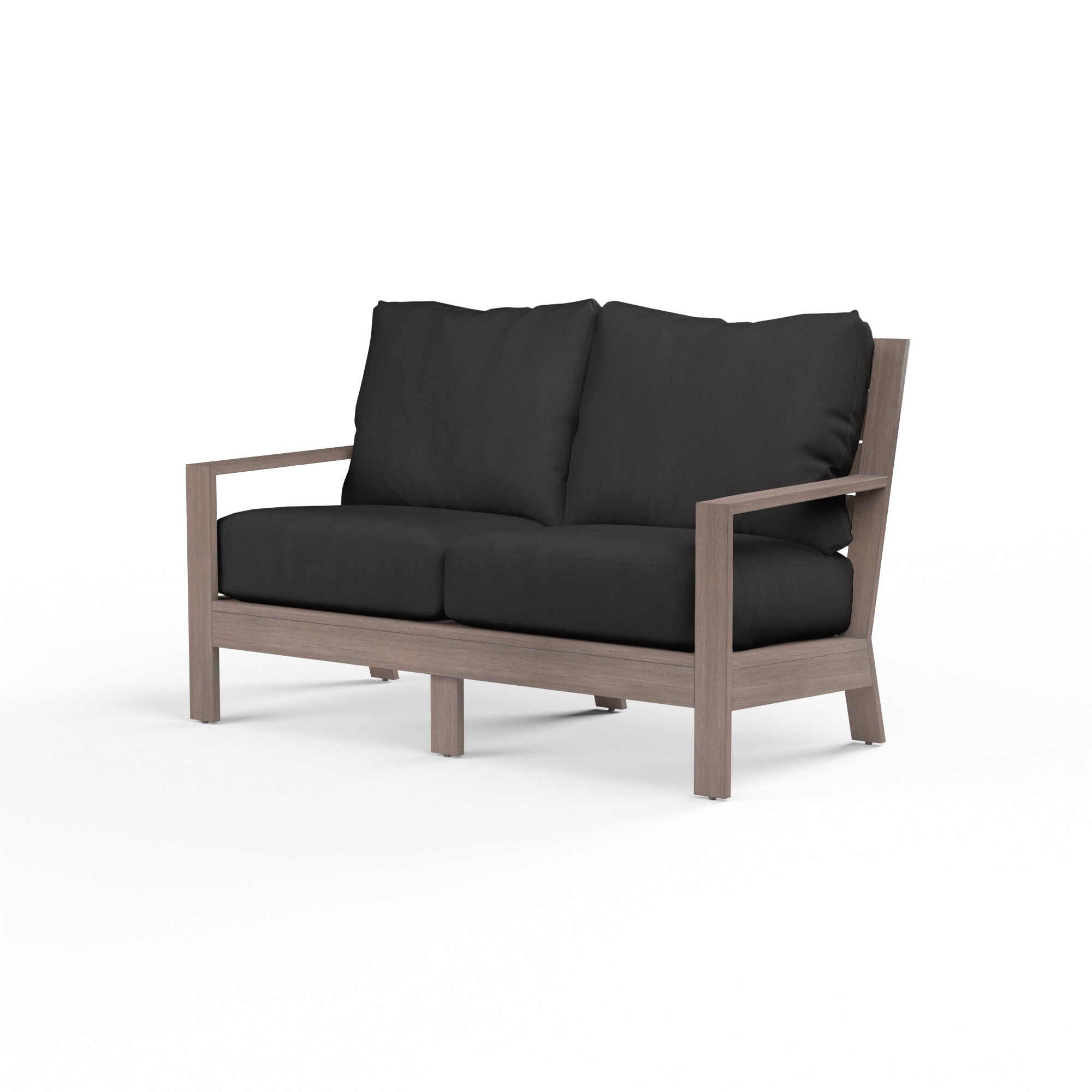 Sunset West Laguna Aluminum Loveseat with Cushion