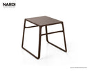 Nardi Pop Side Table In Bianco/Antracite/Caffe/Tortora