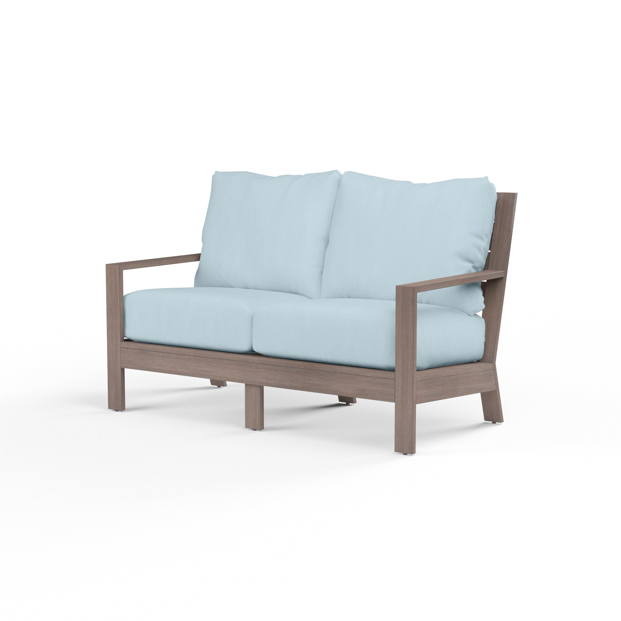 Sunset West Laguna Aluminum Loveseat with Cushion