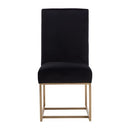 Sunpan Joyce Dining Chair in Casablanca Stratus / Cube Black