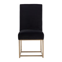 Sunpan Joyce Dining Chair in Casablanca Stratus / Cube Black