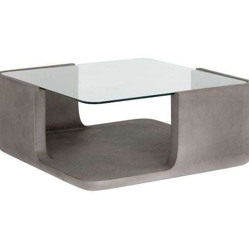 Sunpan Odis Coffee Table Grey / White