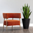 Sunpan Maestro Lounge Chair Danny Navy / Danny Rust / Dove Cream