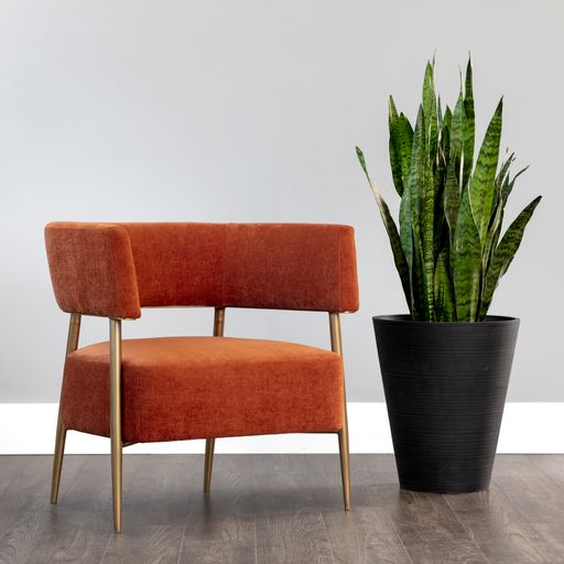 Sunpan Maestro Lounge Chair Danny Navy / Danny Rust / Dove Cream